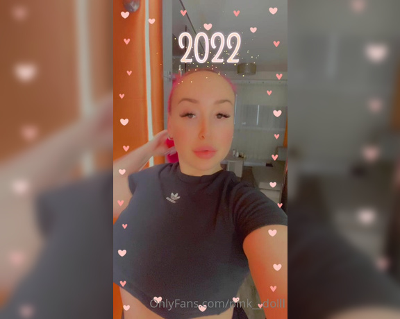 Pink Dolll aka pink__dolll - 01-02-2022 OnlyFans Video - First 2k22 DiCKKK Happy NY