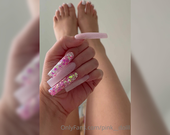 Pink Dolll aka pink__dolll - 06-02-2023 OnlyFans Video - Tip me to pay for my next manipedi Back to my FAV  White Toes