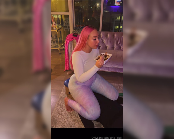 Pink Dolll aka pink__dolll - 06-12-2024 OnlyFans Video - Human Furniture We got him trapped in the smother box for hoursss Ended up mummifying him