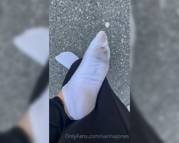 Sarina Jones aka sarinajones - 03-06-2023 OnlyFans Video - Lets see how dirty these socks can get