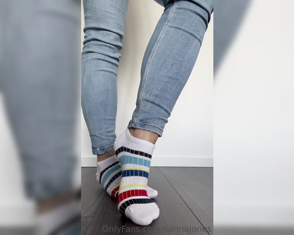 Sarina Jones aka sarinajones - 08-22-2023 OnlyFans Video - You like white socks for sure, but do you like them when theyre striped And when