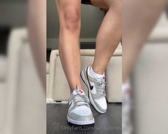 Sarina Jones aka sarinajones - 08-08-2024 OnlyFans Video - Do you like my grey dunks Look at them from ever angle