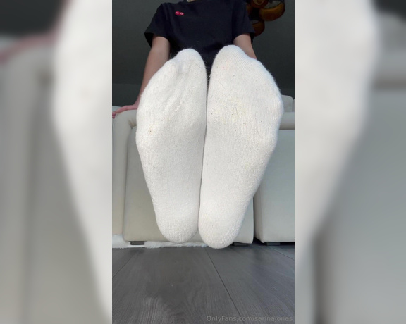 Sarina Jones aka sarinajones - 02-24-2024 OnlyFans Video - Ive worn these tennis socks for the gym