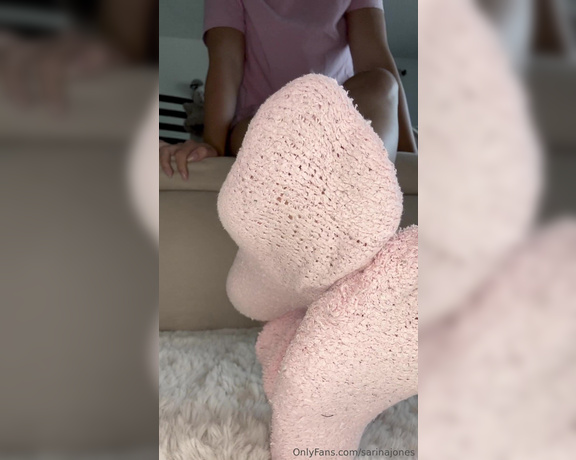 Sarina Jones aka sarinajones - 12-22-2023 OnlyFans Video - In Fuzzy Socks season we wear pink  P