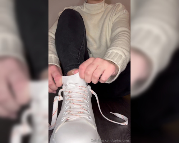 Sarina Jones aka sarinajones - 03-14-2024 OnlyFans Video - Im taking off my McQueens to present you my Sneaker