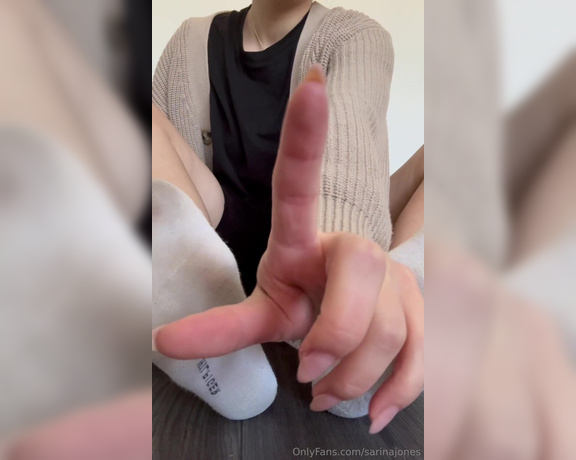 Sarina Jones aka sarinajones - 05-16-2024 OnlyFans Video - Do you want some dirty socks, Ls and  Youll get all of them three in