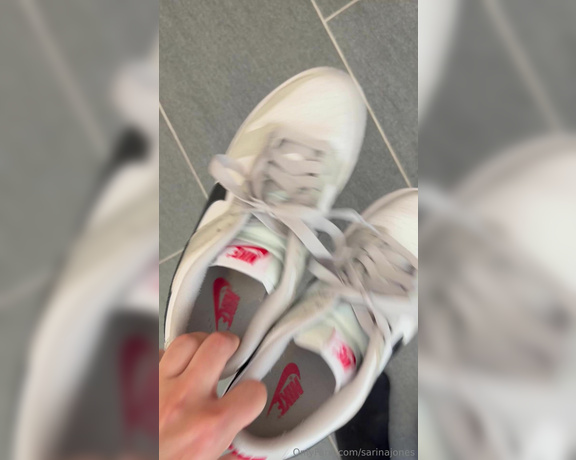 Sarina Jones aka sarinajones - 08-18-2024 OnlyFans Video - Do you like these sweat prints on the floor and my socks, right after the gym