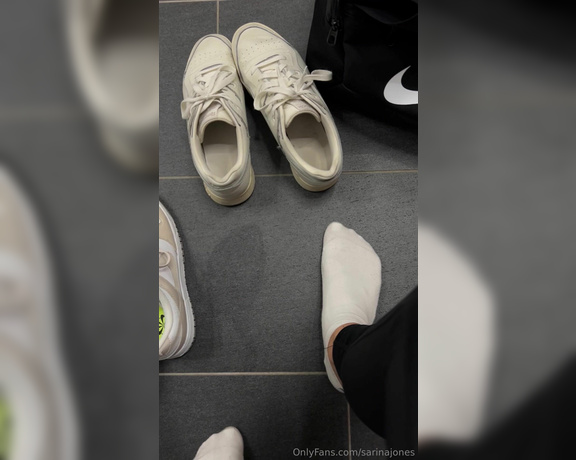 Sarina Jones aka sarinajones - 12-14-2024 OnlyFans Video - Look how sweaty my socks are after the gym