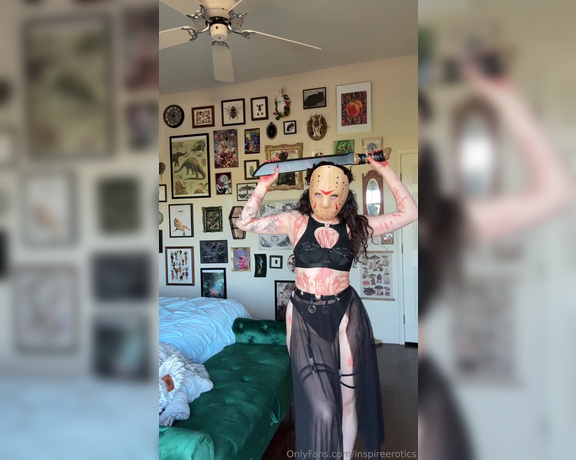 Inspire Erotics aka inspireerotics - 09-13-2024 OnlyFans Video - Taking off my fun Friday the 13th outfit