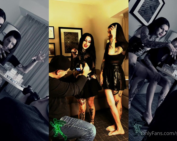 SIZEplay Productions aka sizeplayproduct - 09-27-2023 OnlyFans Video - Behind the scenes with sorceressmorgan and creep_show