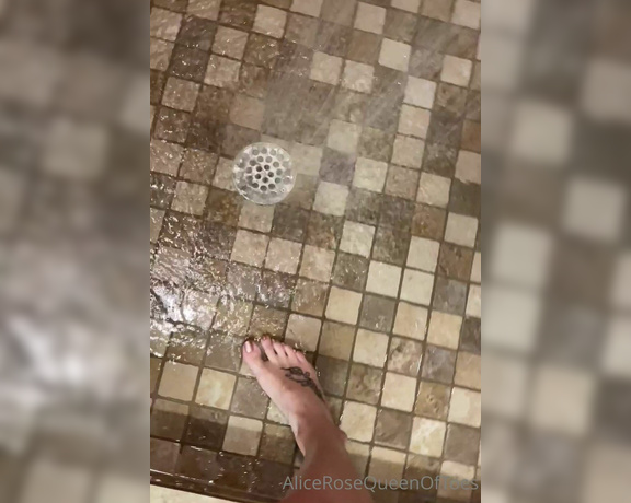 Alice Rose aka alicerosequeenoftoes - 09-07-2022 OnlyFans Video - I may not be a photographer, but I can picture you in the shower with me