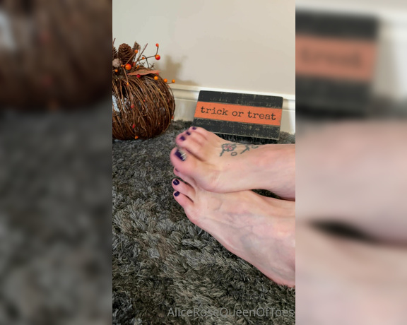 Alice Rose aka alicerosequeenoftoes - 10-25-2022 OnlyFans Video - Do you mind if my toes wiggle their way into your lap