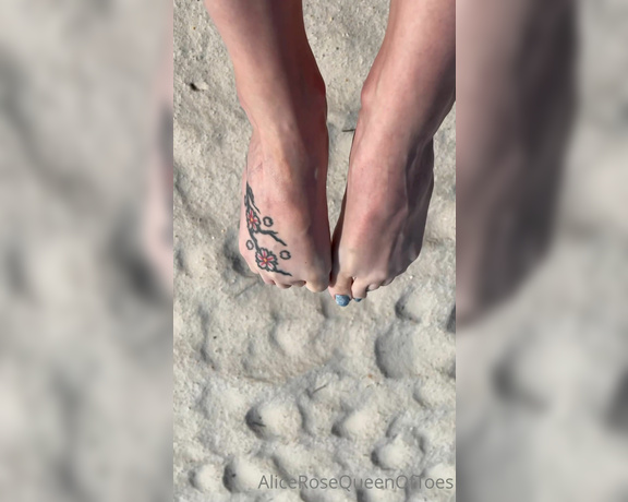 Alice Rose aka alicerosequeenoftoes - 01-05-2023 OnlyFans Video - I think youd stop and watch if you saw me taking pictures of my feet at