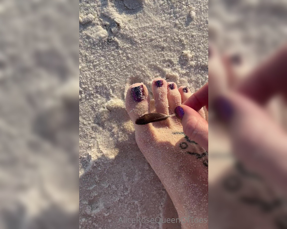 Alice Rose aka alicerosequeenoftoes - 04-06-2023 OnlyFans Video - I asked you to help me rub in some sunscreen and I turn around to see