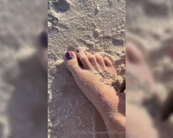 Alice Rose aka alicerosequeenoftoes - 04-06-2023 OnlyFans Video - I asked you to help me rub in some sunscreen and I turn around to see