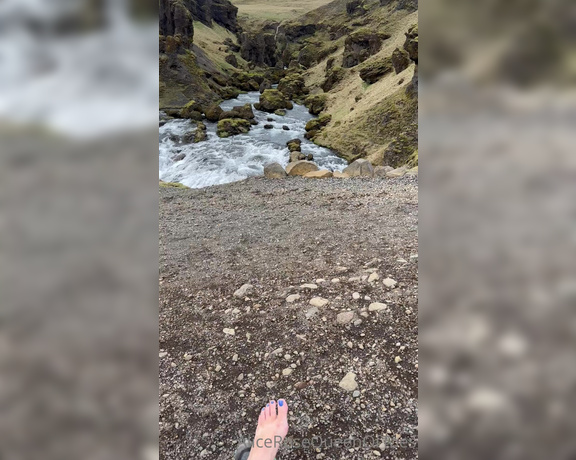 Alice Rose aka alicerosequeenoftoes - 05-29-2023 OnlyFans Video - We go for a hike and I say I need to stop because there might be_ldvw