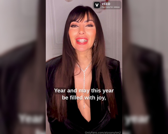 Alysa nylon VIP aka alysanylon2 - 01-01-2024 OnlyFans Video - HAPPY NEW YEAR