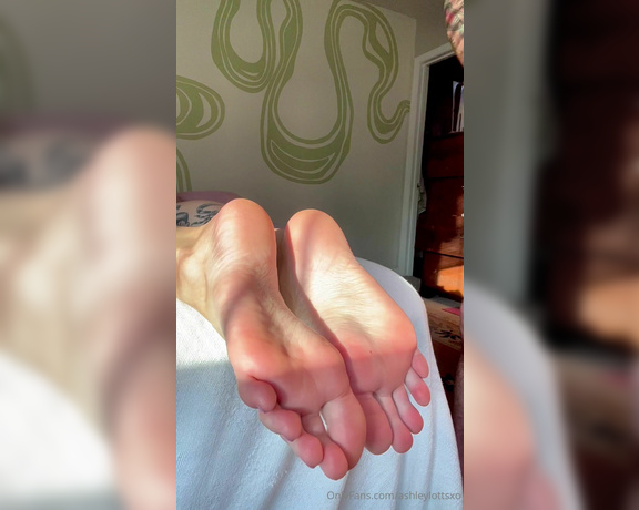 Ashley Lotts aka ashleylottsxo - 05-18-2024 OnlyFans Video - My toes were dangling in the morning light and I think they grabbed someones eye would