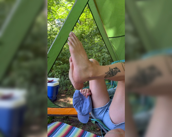 Ashley Lotts aka ashleylottsxo - 07-02-2024 OnlyFans Video - Went camping again