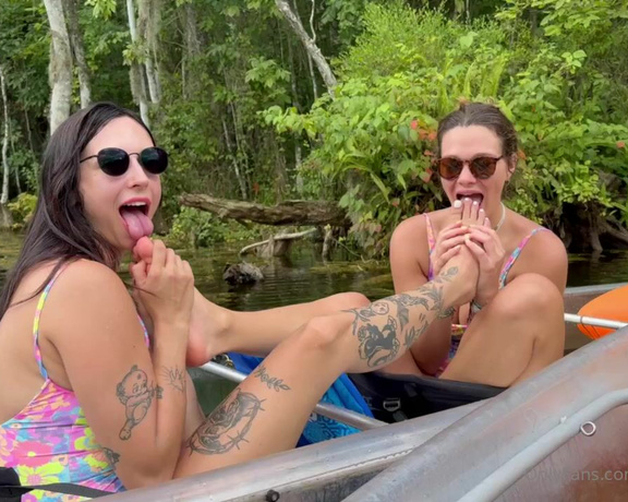 Ashley Lotts aka ashleylottsxo - 08-09-2024 OnlyFans Video - Were out in the swamp doing things to each others toes hang10toess