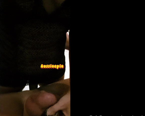 Aussiecple aka aussiecple - 03-10-2024 OnlyFans Video - Slapping his full balls and fucking his ass