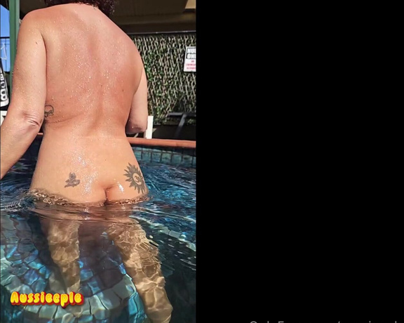 Aussiecple aka aussiecple - 04-03-2024 OnlyFans Video - Where is the well hung pool boy with my cocktail