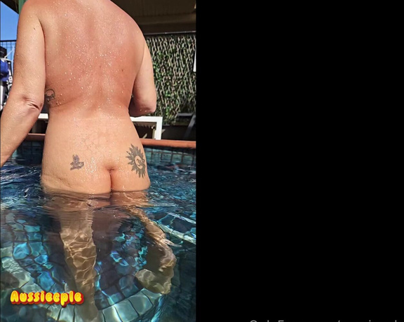 Aussiecple aka aussiecple - 04-03-2024 OnlyFans Video - Where is the well hung pool boy with my cocktail