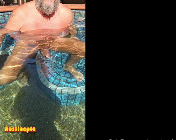 Aussiecple aka aussiecple - 05-15-2024 OnlyFans Video - Watch out for that excited water snake