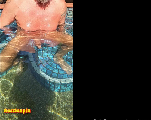 Aussiecple aka aussiecple - 05-15-2024 OnlyFans Video - Watch out for that excited water snake