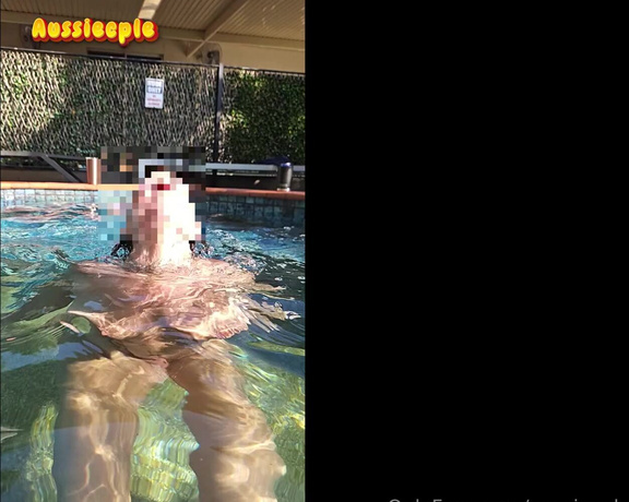 Aussiecple aka aussiecple - 04-21-2024 OnlyFans Video - The only way to swim