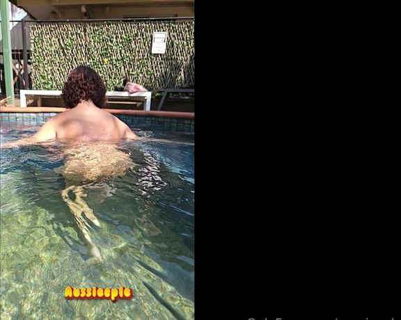 Aussiecple aka aussiecple - 07-05-2024 OnlyFans Video - Back home to enjoy nude swimming and tanning