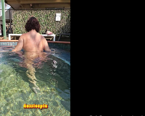 Aussiecple aka aussiecple - 07-05-2024 OnlyFans Video - Back home to enjoy nude swimming and tanning