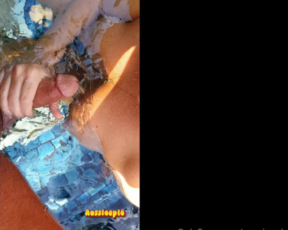 Aussiecple aka aussiecple - 07-22-2024 OnlyFans Video - Playing with my little water snake