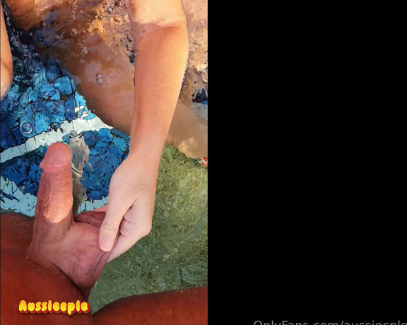 Aussiecple aka aussiecple - 08-10-2024 OnlyFans Video - Some rough treatment for my little water snake