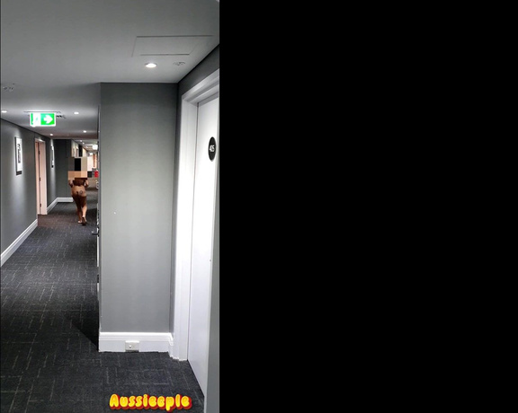 Aussiecple aka aussiecple - 08-30-2024 OnlyFans Video - From the archives _ Doing a nudie run in the hotel