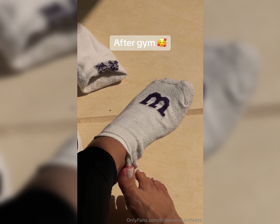 Little Mermaid aka littlemermaidfeets - 07-24-2024 OnlyFans Video - What I do after gym