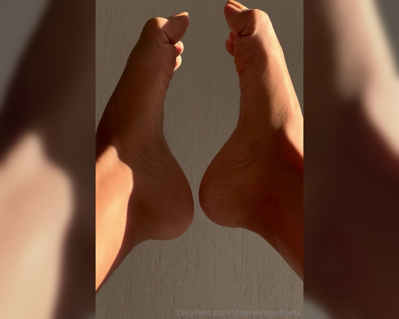 Little Mermaid aka littlemermaidfeets - 11-26-2024 OnlyFans Video - Morning feet