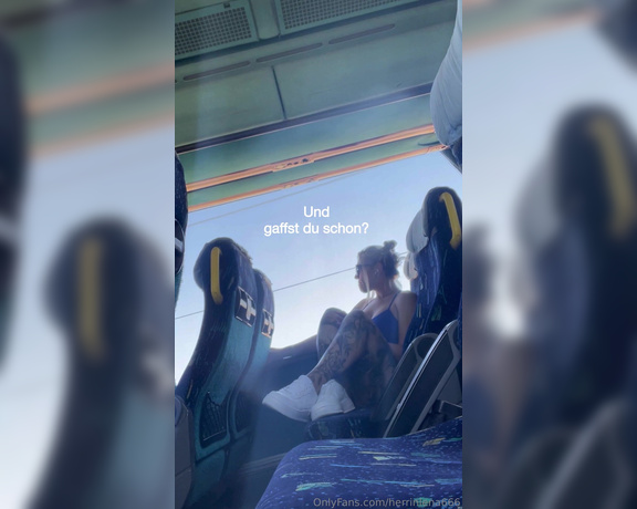 Herrin Lena aka herrinlena666 - 08-21-2024 OnlyFans Video - Wenn du nur einmal das Glück hättest, ganz zufällig, in den selben Bus einzusteigen, wie ich,