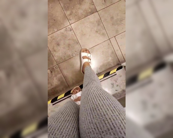 Nina Nylon aka ninanylon - 08-29-2024 OnlyFans Video - Today Im out and about in my white sandals from the shoe store