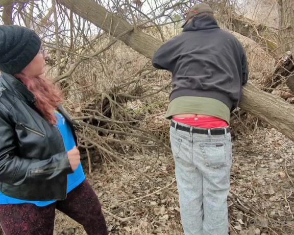 Miss Sephie aka miss_sephie - 02-18-2023 OnlyFans Video - Had a special switch walk in the woods with the_lady_missy and kingj420 the other day, where