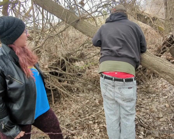 Miss Sephie aka miss_sephie - 02-18-2023 OnlyFans Video - Had a special switch walk in the woods with the_lady_missy and kingj420 the other day, where