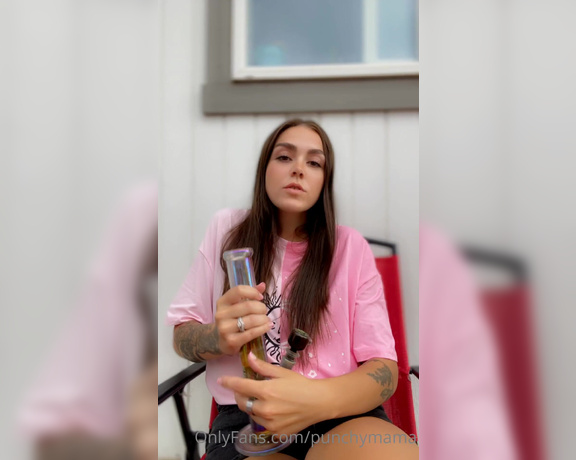 Punchy Mama aka punchymama - 07-21-2023 OnlyFans Video - I love smoking in the rain, feeling the smokey haze take over my body, and light