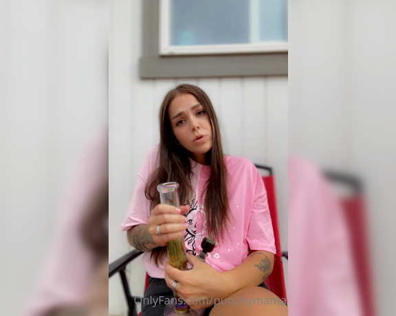 Punchy Mama aka punchymama - 07-21-2023 OnlyFans Video - I love smoking in the rain, feeling the smokey haze take over my body, and light