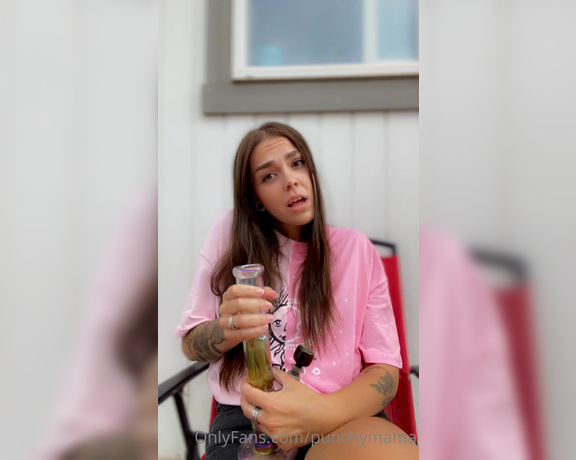 Punchy Mama aka punchymama - 07-21-2023 OnlyFans Video - I love smoking in the rain, feeling the smokey haze take over my body, and light