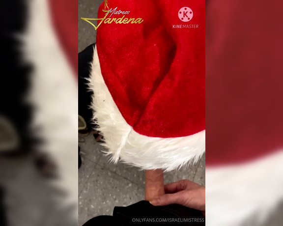 Lady Jardena Sinner aka israelimistress - 12-23-2023 OnlyFans Video - Hard throat fuck for Santa Claus sissy slut