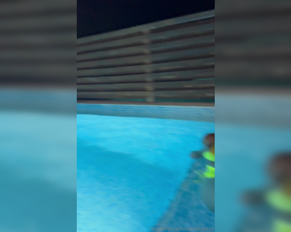 CuteEightss aka cuteeightss - 06-02-2024 OnlyFans Video - Pool vibes