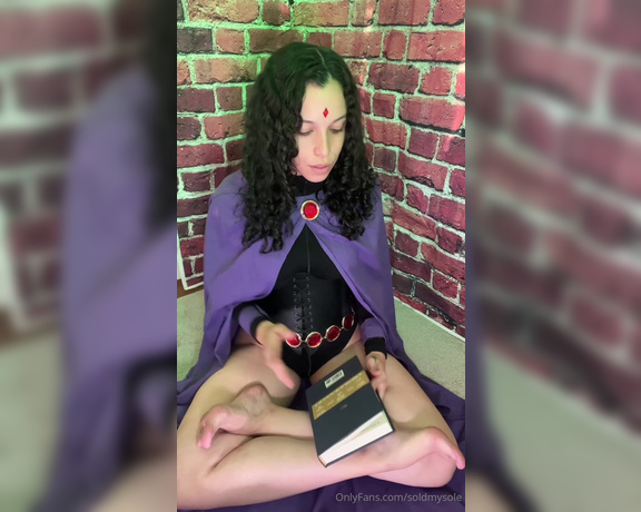 Soldmysole aka soldmysole - 10-31-2024 OnlyFans Video - Raven is meditating and getting ready for a mission when Beast Boy interrupts her with a