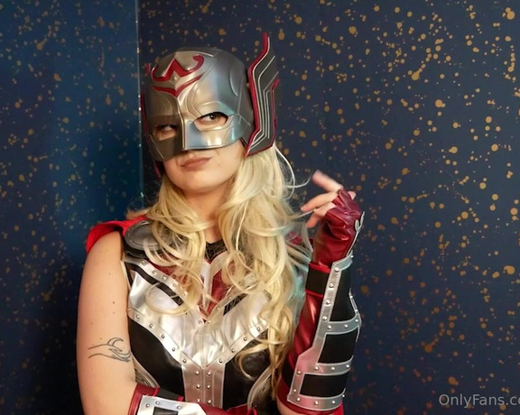 Bunny'sDungeon aka vipbunnyb - 02-26-2023 OnlyFans Video - Check your DMs for my Thor Cosplay And the Mighty Thor helps you stroke your cock