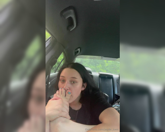 JaydeSoless aka jaydesoless - 11-29-2023 OnlyFans Video - Car Foot Worship