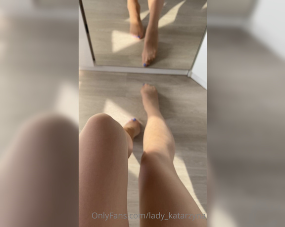 Lady_Katarzyna aka lady_katarzyna - 04-25-2023 OnlyFans Video - These pantyhose are sooo silky soft